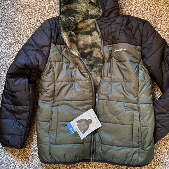 Eddie Bauer Other - Eddie Bauer Reversible New with tags Boys 14-16 jacket.